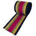 Jute loper - Kleur/Brede rode band - 60 cm breed