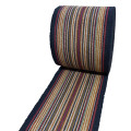 Jute loper - Kleur/Smalle banden - 60 cm breed