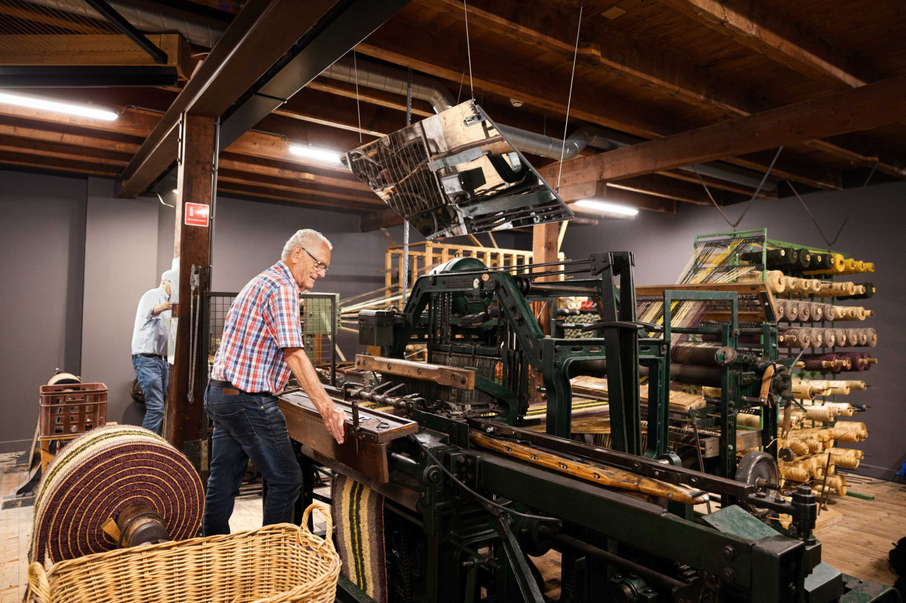 Vrijwilliger machinehal